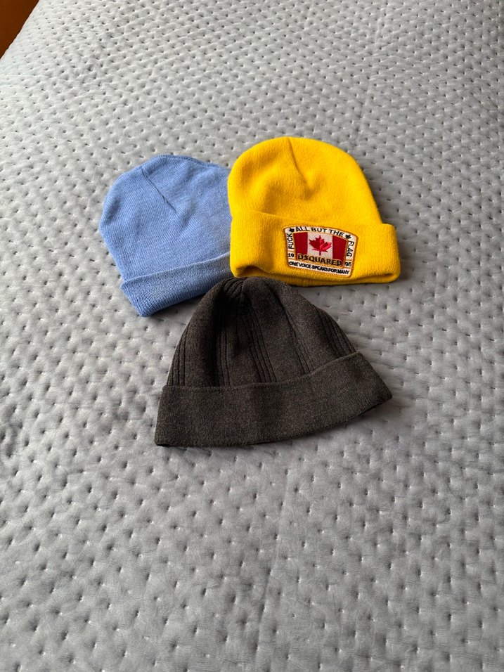 Erkek Gri Örgü Polar Bere - Görsel 2