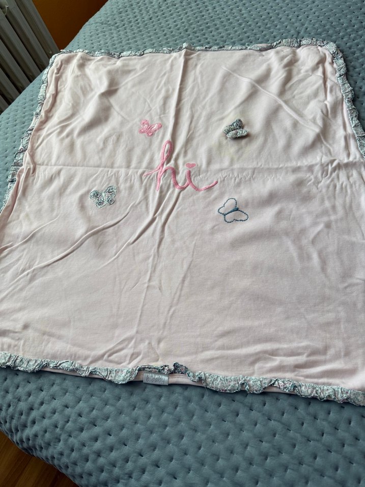 Nakışlı Pastel Renkli Çocuk Battaniyesi - Görsel 4