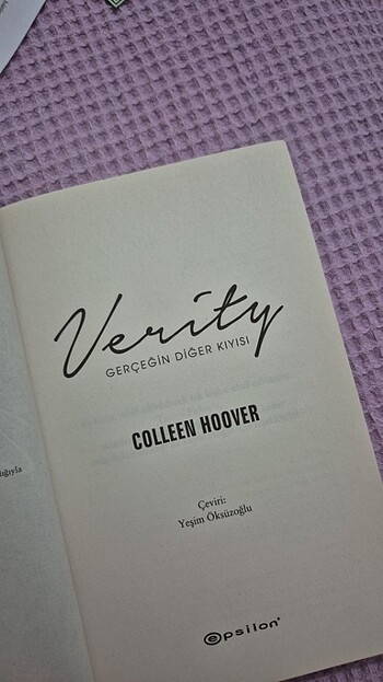  Beden colleen hoover - verity