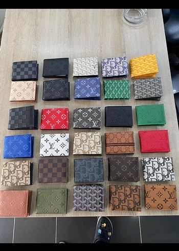 Desenli Çok Renkli Erkek Cüzdanları