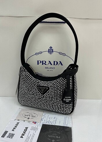  Beden Taşlı prada çanta 