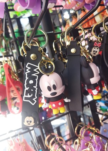 Siyah Mickey Mouse Anahtarlık