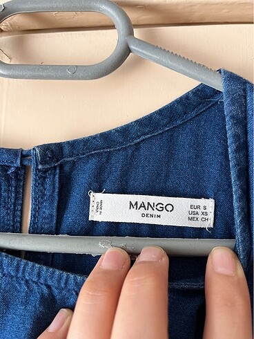Mango Yazlık Jean elbise