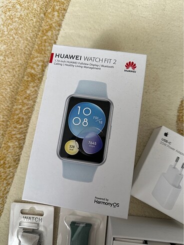 Beden Huawei saat ve Apple adaptör