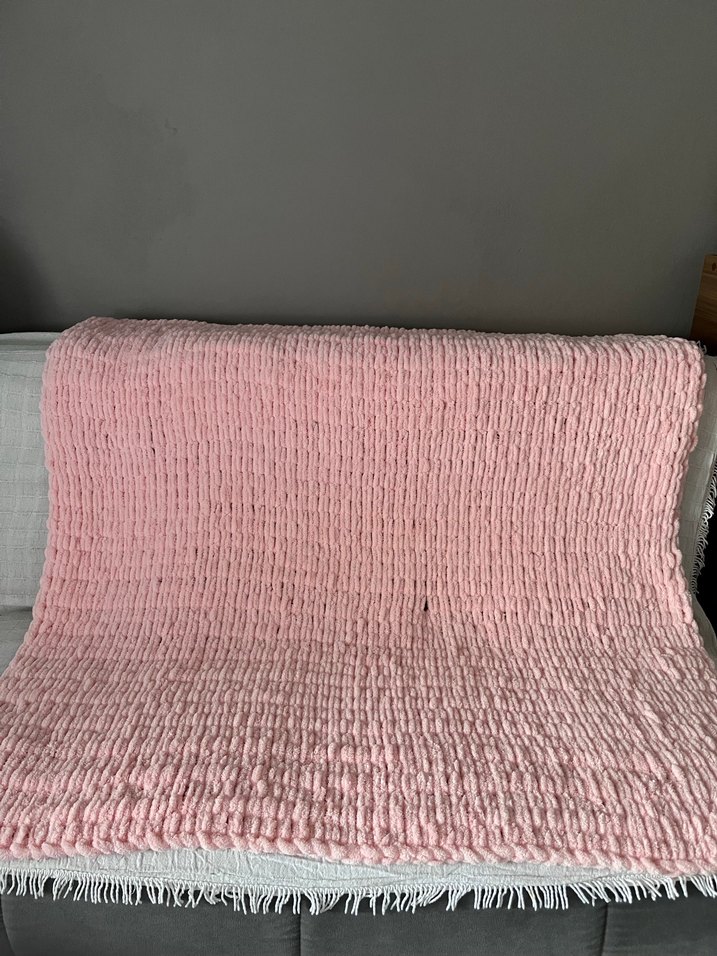 Puf Pembe Yumuşak Çocuk & Tv Battaniyesi - Görsel 2