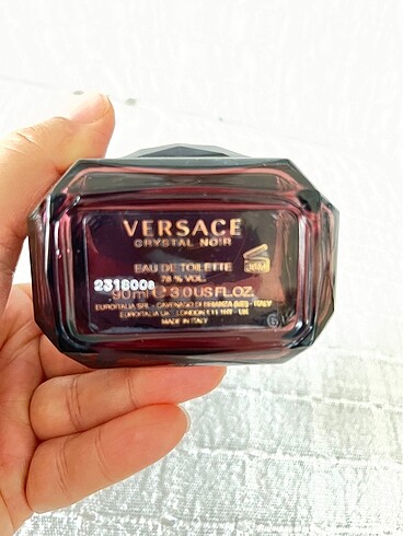  Beden Renk Versace cyristal noir parfüm
