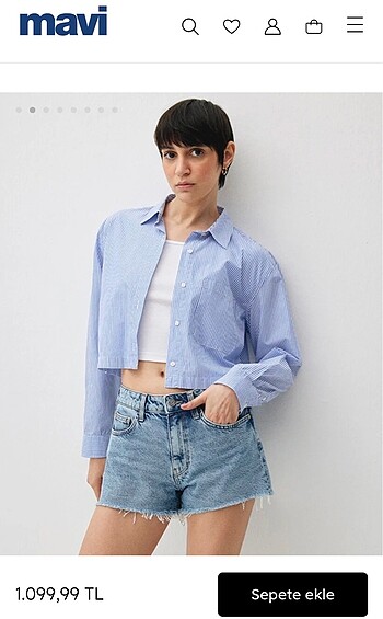 Mavi jeans rosie şort