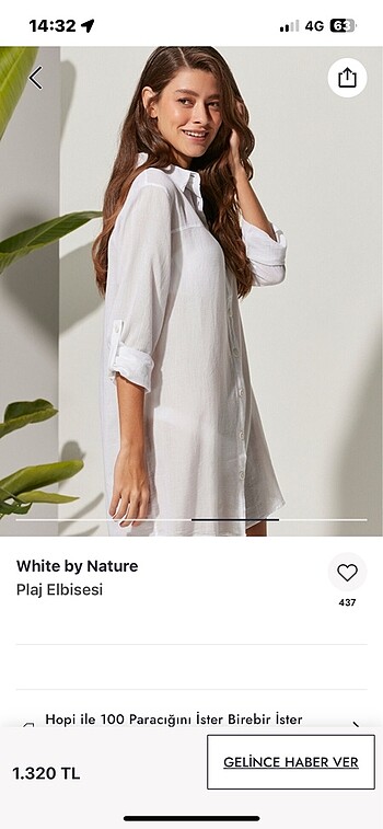 White by nature plaj elbisesi - Görsel 3
