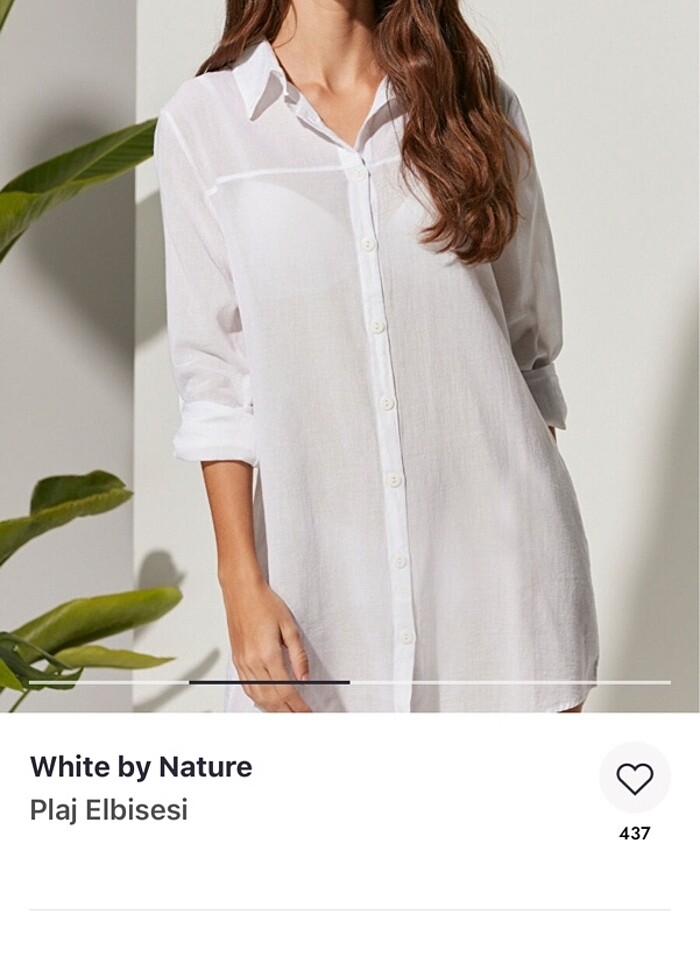 White by nature plaj elbisesi - Görsel 2