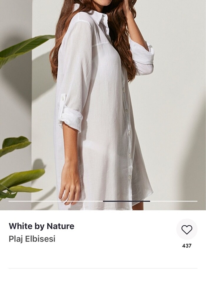White by nature plaj elbisesi - Görsel 3