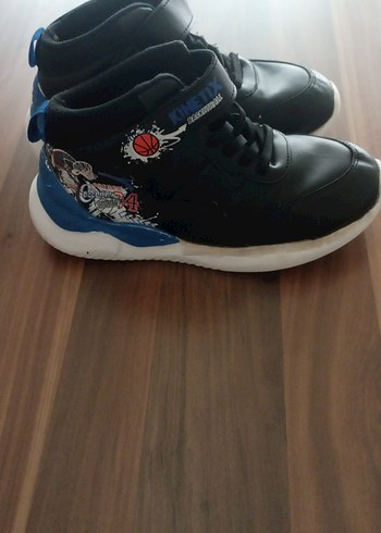Diğer Erkek Çocuk Siyah Spor Ayakkabı Velcro