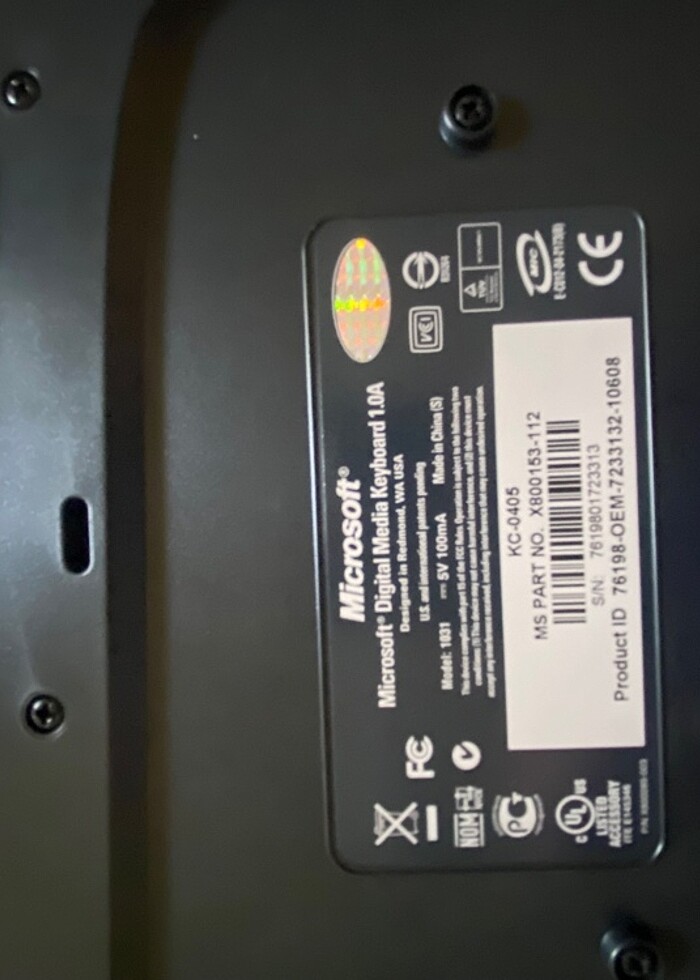 Microsoft orjinal klavye - Görsel 2