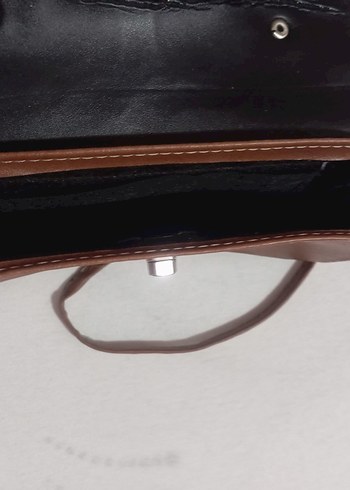 Kahverengi Deri Tokalı Biker Kadın Çanta - Görsel 5