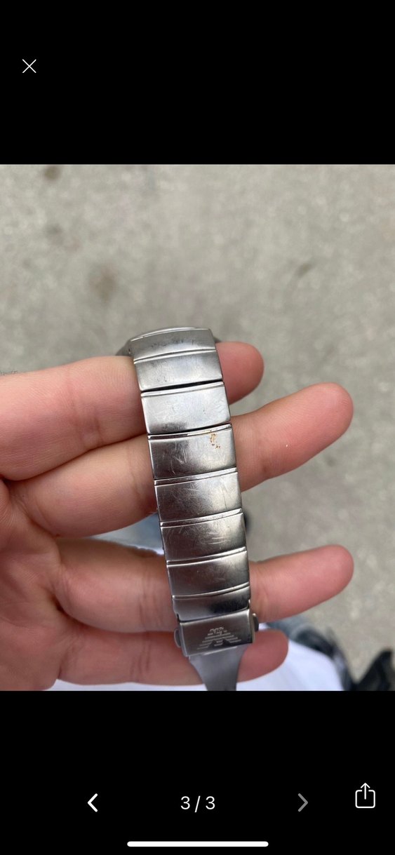 Gri Minimalist Armani Erkek Saati - Görsel 3