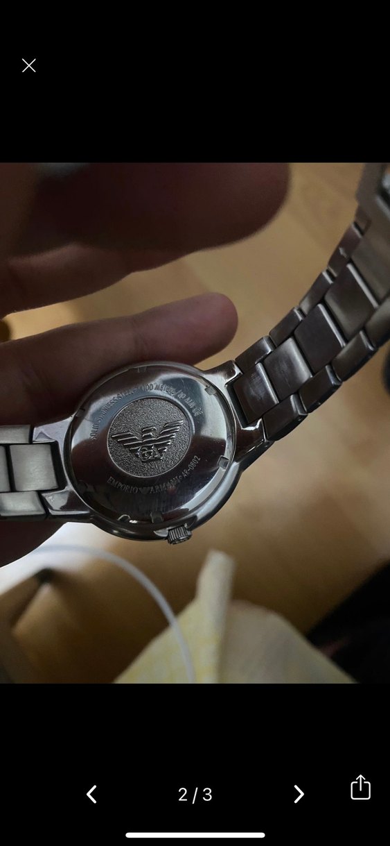 Gri Minimalist Armani Erkek Saati - Görsel 2