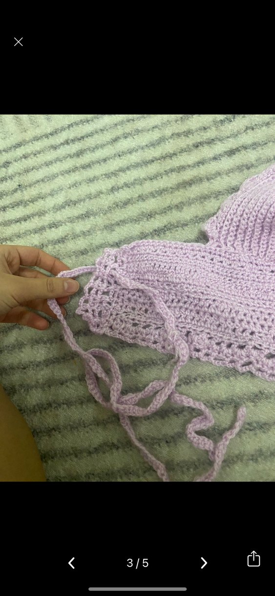 Mor Bohem Stil Kadın Bralet - Görsel 3