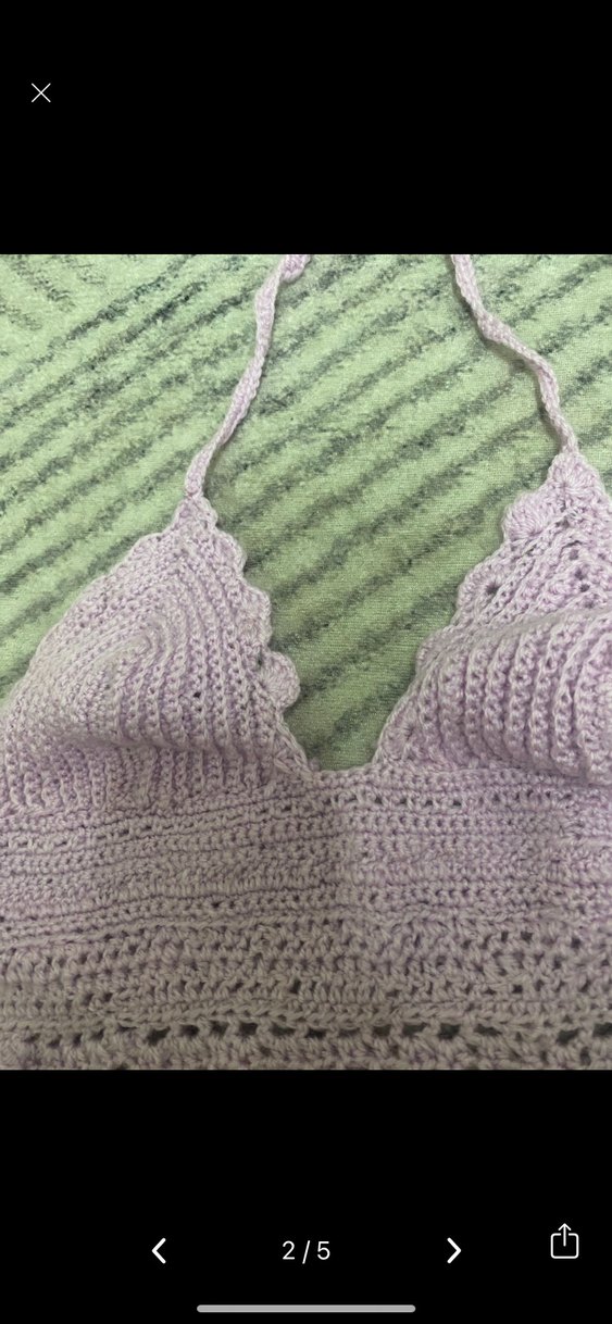 Mor Bohem Stil Kadın Bralet - Görsel 2