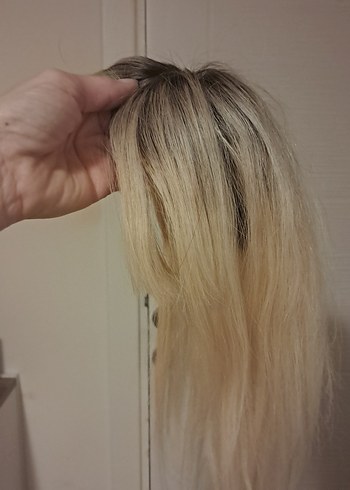 cilt gorunumlu gerçek saç tepelik - Görsel 2