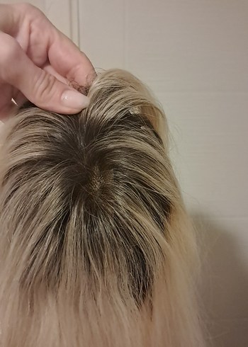 cilt gorunumlu gerçek saç tepelik - Görsel 3