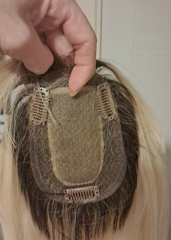 cilt gorunumlu gerçek saç tepelik - Görsel 4