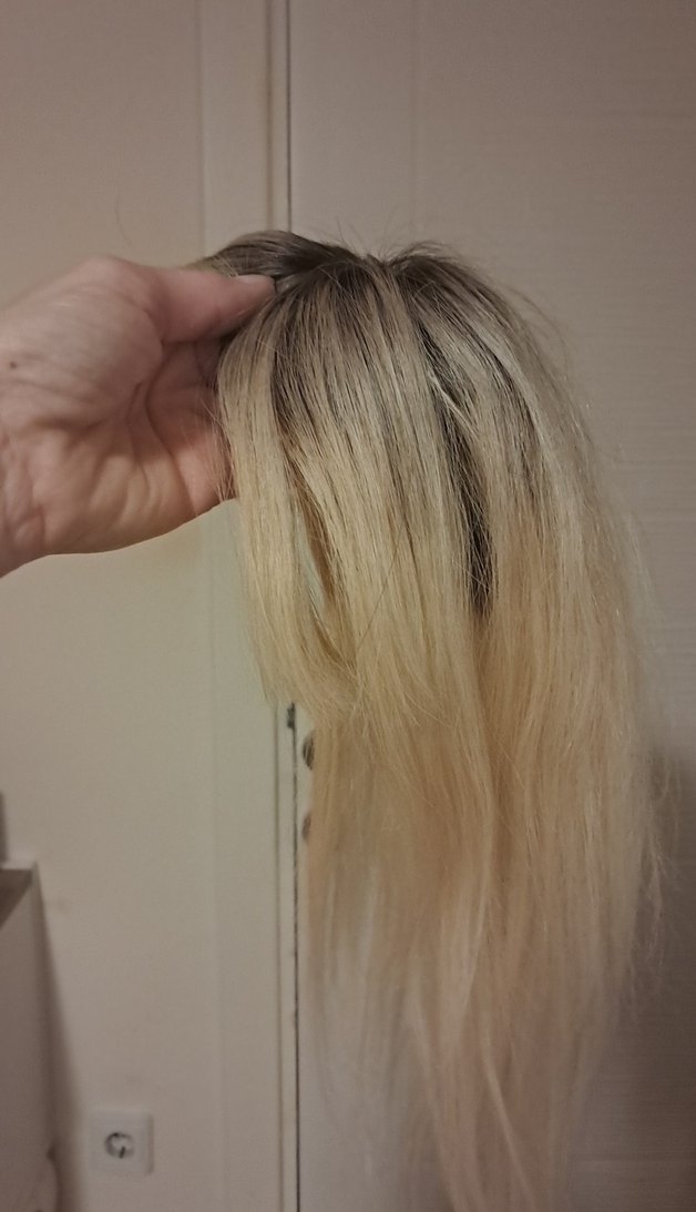 cilt gorunumlu gerçek saç tepelik - Görsel 2