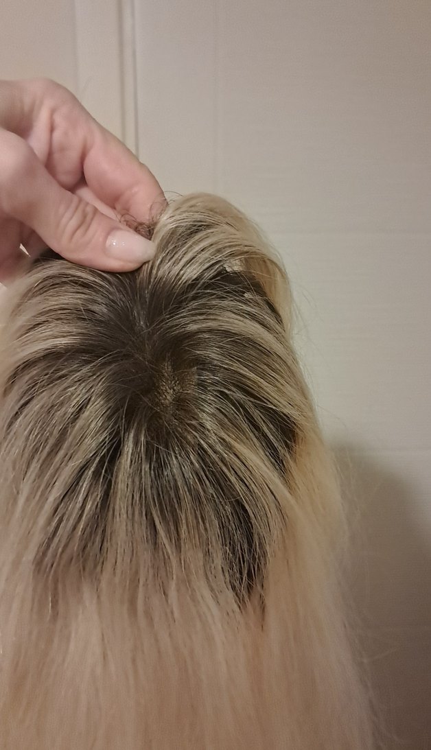 cilt gorunumlu gerçek saç tepelik - Görsel 3