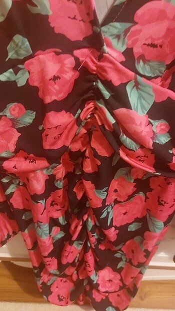 Drapeli elbise - Görsel 5