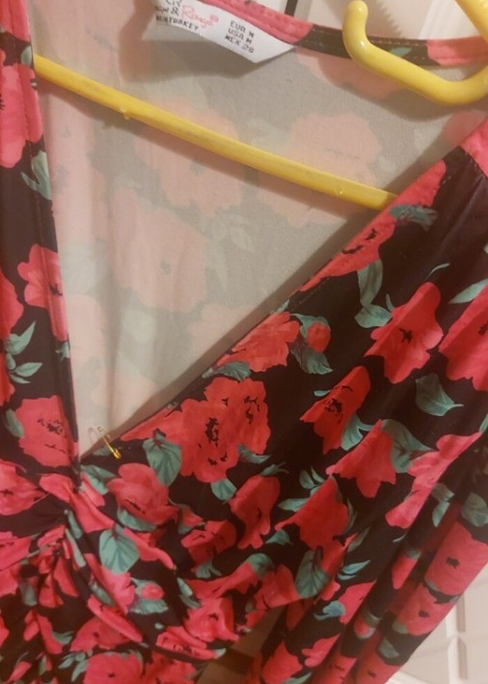 Drapeli elbise - Görsel 2