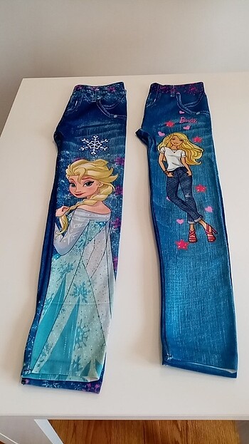 Dısney 2 adet tayt Pantalon kışlıl