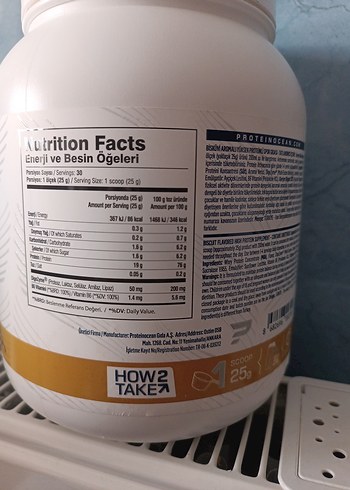 Protein OCN Whey Protein Bisküvi Aromalı 750g