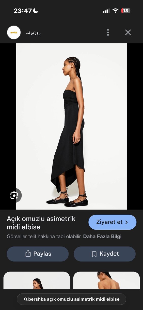 bershka elbise - Görsel 3