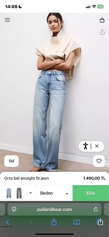 38 Beden pull bear