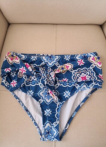 38 Beden mavi Renk Bikini Takımı