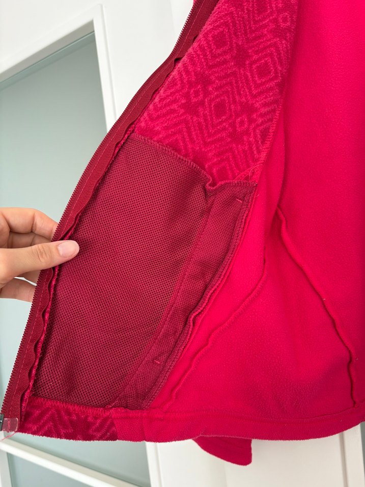 Decathlon Fuşya polar üst - Görsel 2