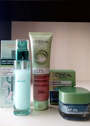 Loreal Paris Nem Terapisi + Peeling + Saf Kil Maskesi