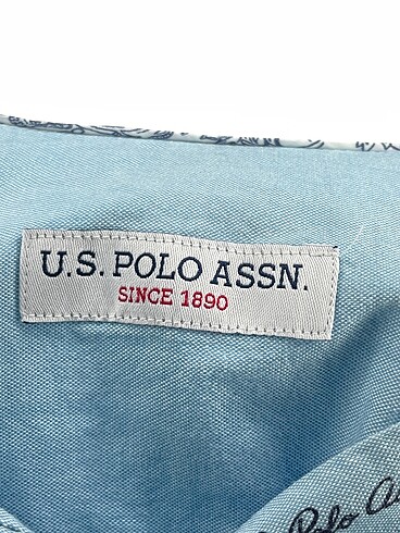 38 Beden mavi Renk U.S Polo Assn. Gömlek %70 İndirimli.