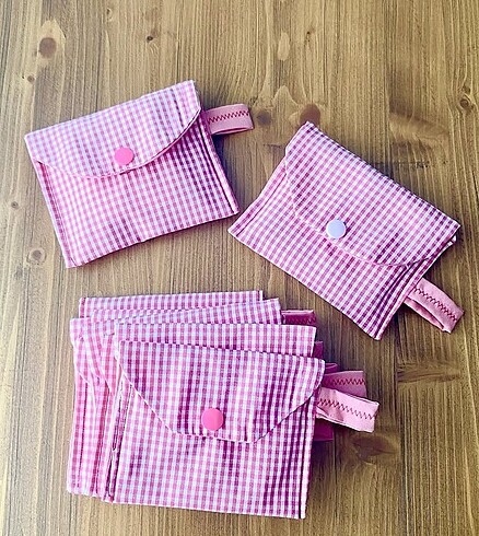 Pembe Pötikare Mini Cüzdan adet fiyatıdır