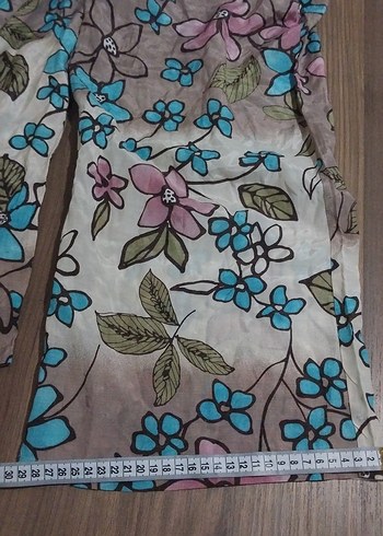 Pitti marka Çiçek İşlemeli Bohem Uzun Tulum - Görsel 11