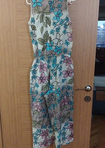 Pitti marka Çiçek İşlemeli Bohem Uzun Tulum - Görsel 6