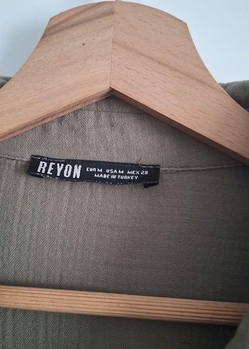 Düğmeli Bol Kesim müslin Gömlek - Görsel 8