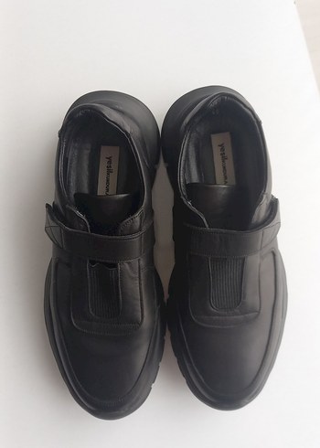 Siyah yeşil kundura Erkek Günlük Ayakkabı - Görsel 2