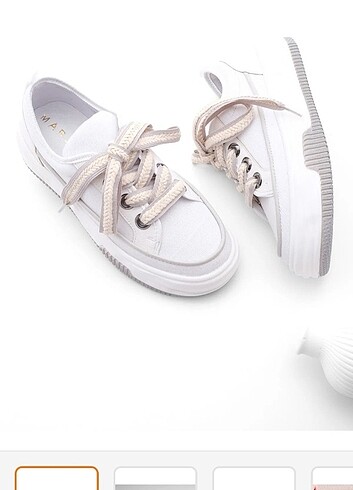 36 Beden beyaz Renk Marjin spor ayakkabı 