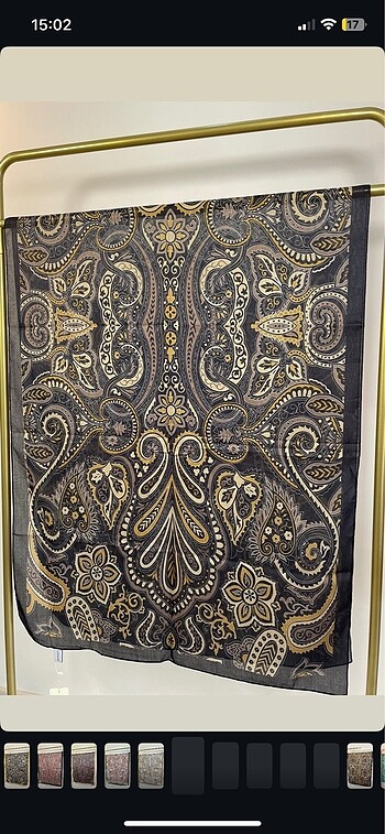 LOSYANA RETRO ETNİK DESEN SOFT ŞAL