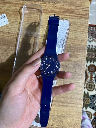  Beden lacivert Renk Swatch kol saati unisex