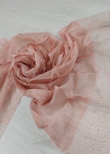 İNCİLİ ŞİFON ŞAL - Görsel 3