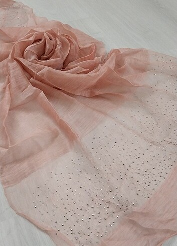 İNCİLİ ŞİFON ŞAL - Görsel 2