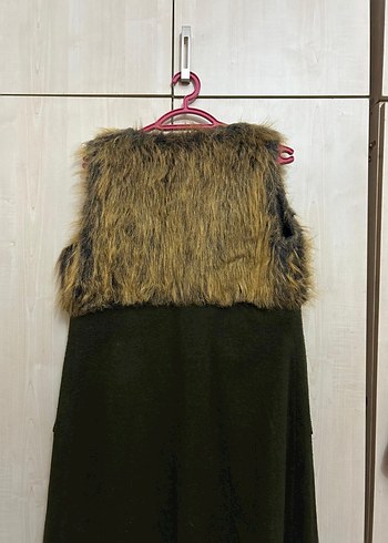 Kahverengi Kürklü Kadın Yelek - Görsel 6