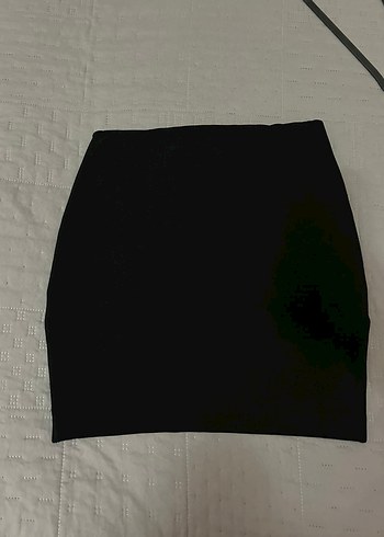 Siyah Drapeli Mini Etek - Görsel 2