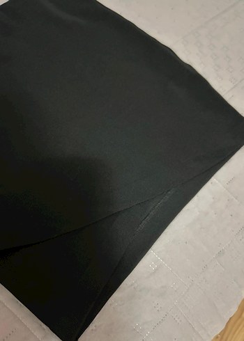 Siyah Drapeli Mini Etek - Görsel 3