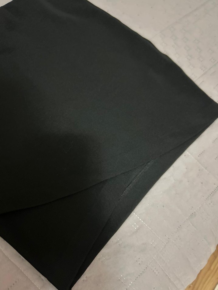 Siyah Drapeli Mini Etek - Görsel 3